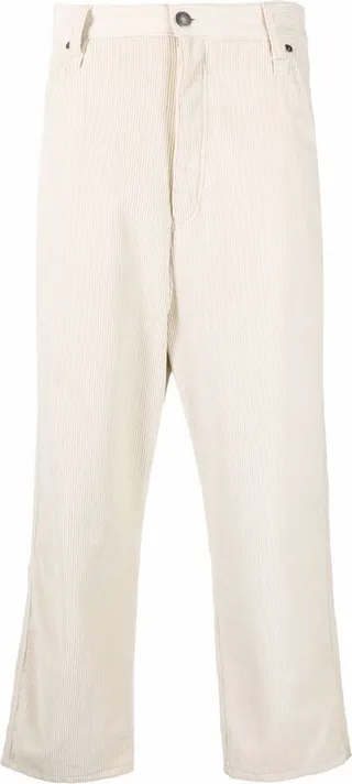 Straight-Leg Corduroy Trousers