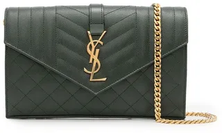 Envelope logo shoulder bag