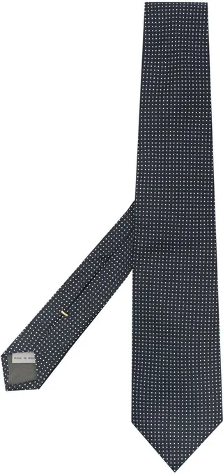 Polka-Dot Silk Tie