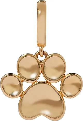 Mythology 18K Yellow Gold Paw Print Charm