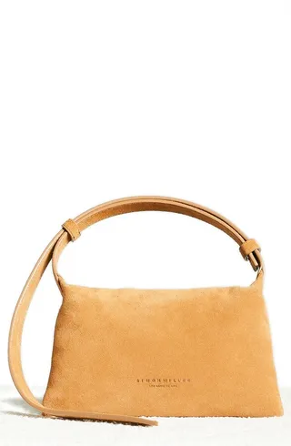 Mini Puffin Suede Handbag