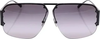 Bottega Veneta Eyewear Half-Rim Aviator Sunglasses