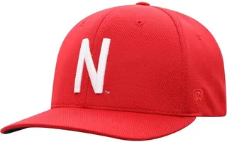 Men's Top of The World Scarlet Nebraska Huskers Reflex Logo Flex Hat