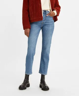 Levi's® Women's High-Rise Wedgie Straight Cropped Jeans - Love In The Mist 32