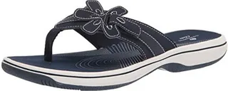Clarks womens Brinkley Flora Flip Flop