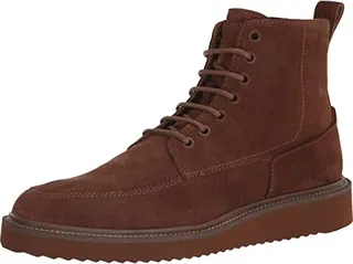 HUGO Round Toe Lace Up Boots Sand Beige