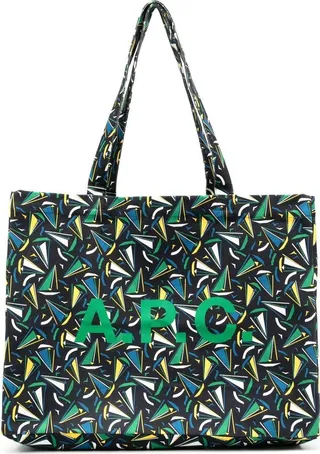 Lou graphic-print tote bag