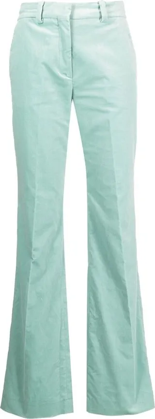 High-Waisted Straight-Leg Trousers