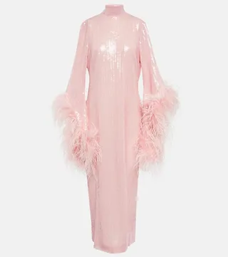 Del Rio Disco sequined midi dress