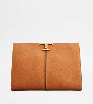 T Timeless Document Holder in Leather Medium