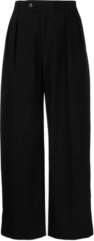 Wide Straight-Leg Trousers
