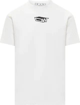 Off-White Graphic Printed Crewneck T-Shirt