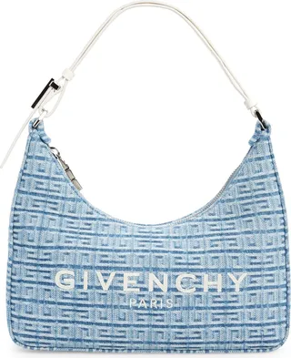 Small Moon Cutout 4G Denim Hobo Bag
