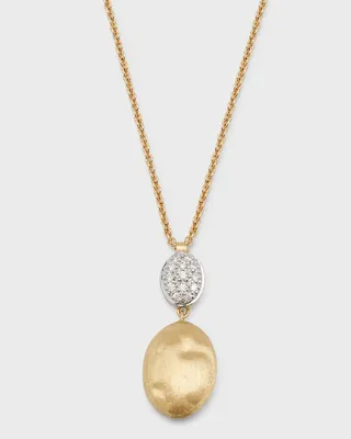 Siviglia 18K Gold & Pave Diamond Pendant Necklace