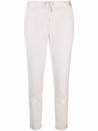 Pleated Cropped Trousers
