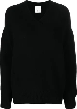 V-Neck Knitted Jumper