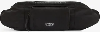 Mens Black Spitalfields Brand-patch Shell Belt bag