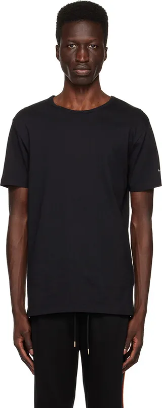Paul Smith Three-Pack Black Crewneck T-Shirts