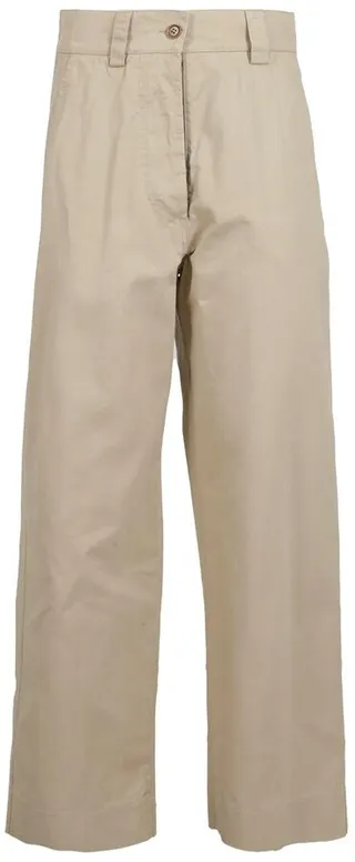Aspesi High-Rise Straight Leg Chino Pants