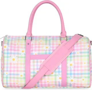 Daisy Gingham Duffel Bag in Multi