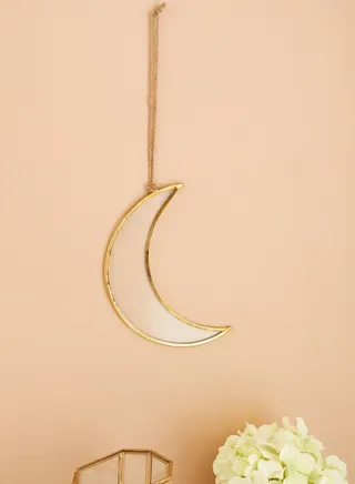 Metal Hanging Moon