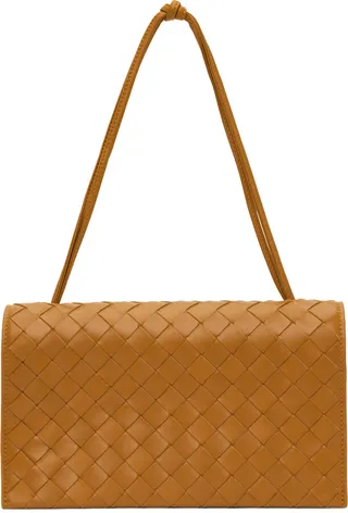 Bottega Veneta Tan Trio Pouch Bag