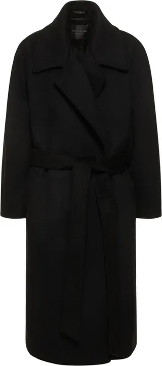 Raglan cashmere & wool coat
