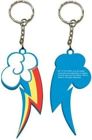 Ripple Junction My Little Pony Rainbow Lightning Keychain