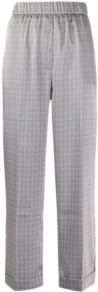 Cropped Straight-Leg Trousers