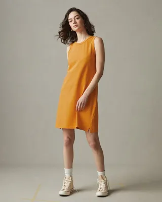 Muscle Tee Dress - Butterscotch
