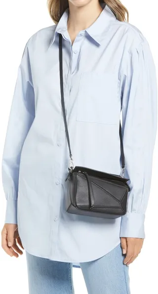 Mini Puzzle Calfskin Leather Bag