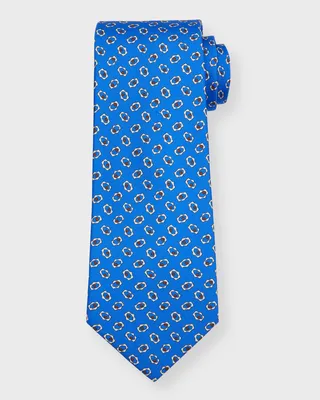 Men's Rectangles Silk Tie