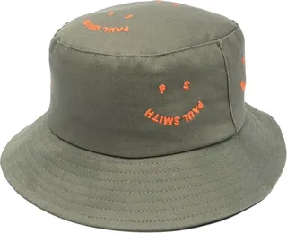Logo-Embroidered Organic Cotton Bucket Hat