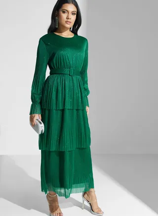 Layered A-Line Dress