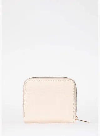 Faux Leather Printed Wallet