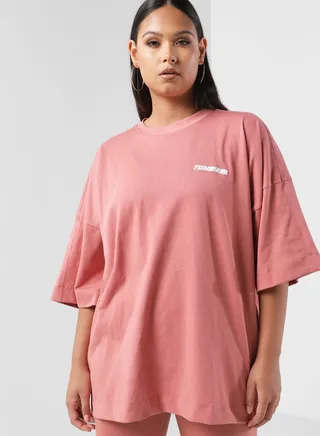 Exaggerated Racer Printed T-Shirt