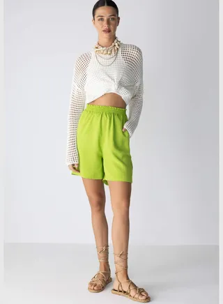 Woman Woven Short