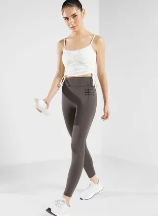 Printed Athletic Sports Bra & Leggings Set