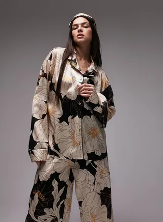 Printed Shirt & Pyjama Set