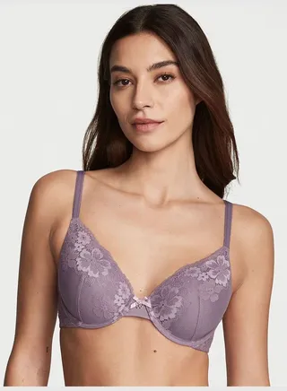 Lightly Lined Lace Full Coverage Bra