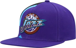 Men's Mitchell & Ness Purple Utah Jazz Hardwood Classics Retroline Snapback Hat