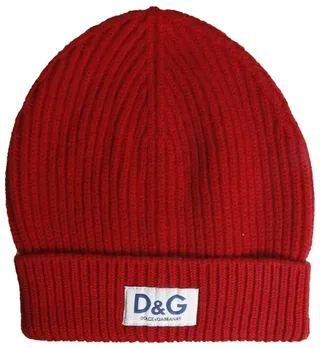 Dolce & Gabbana Logo Patch Turn-Up Brim Beanie