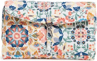 Vera Bradley Women's Recycled Cotton Roll-Up Tech Organizer Enchanted Mandala