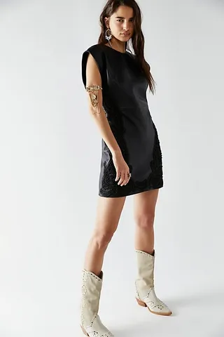 City Slicker Leather Mini Dress by Free People