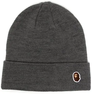 Embroidered Logo-Patch Beanie