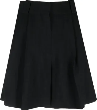 Pleat-Detail Tailored Shorts