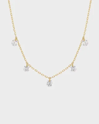 Danae 5-Diamond Necklace