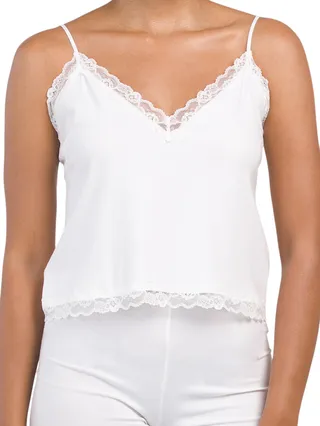 Elite Lace Trim Camisole