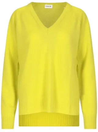 P.A.R.O.S.H. V-Neck Long-Sleeved Knitted Jumper