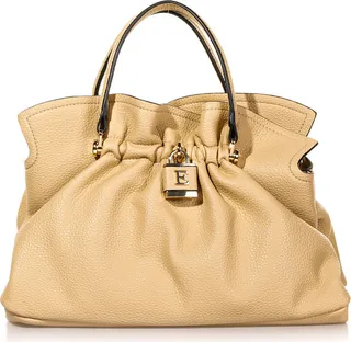 Octavia Curled Small Tote Bag With Shoulder Strap
